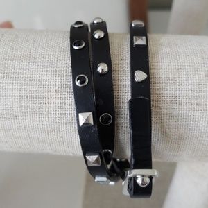 Studded Trifecta wrap bracelet